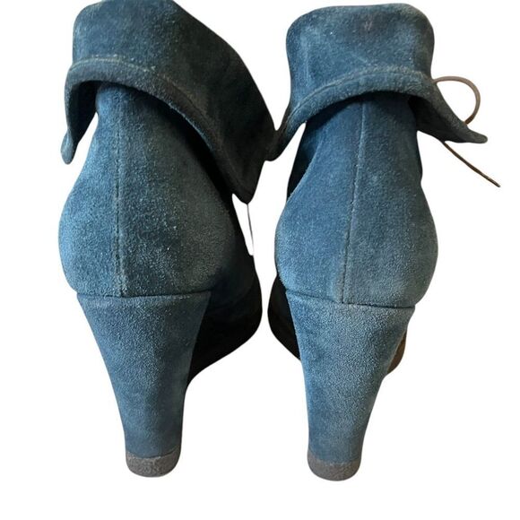 United Colors of Benetton Blue Suede Booties Size 8.5 US, 39 EU - Picture 4 of 4